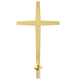 Croix de procession Molina laiton doré