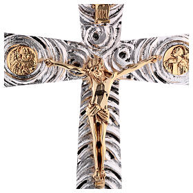 Croix pour procession en laiton avec évangélistes 46x30 cm