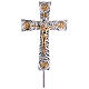 Croix pour procession en laiton avec évangélistes 46x30 cm s1