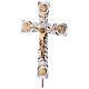 Krzyż procesyjny z mosiądzu z Ewangelistami 46x30 cm s3