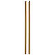 Croce astile ottone fuso oro argento 68x49 cm s10