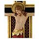 Vortragekreuz, Modell Cimabue, farbig gefasst, 221 cm Gesamthöhe s2