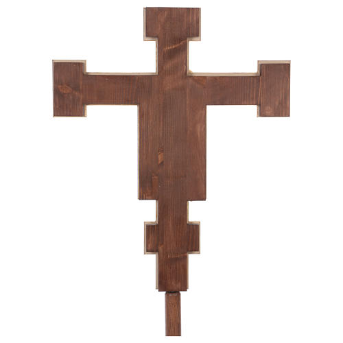Processional coloured cross Cimabue 221 cm 6
