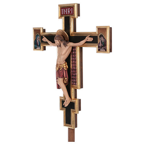 Cruz de procesión Cimabue coloreada 221 cm 3