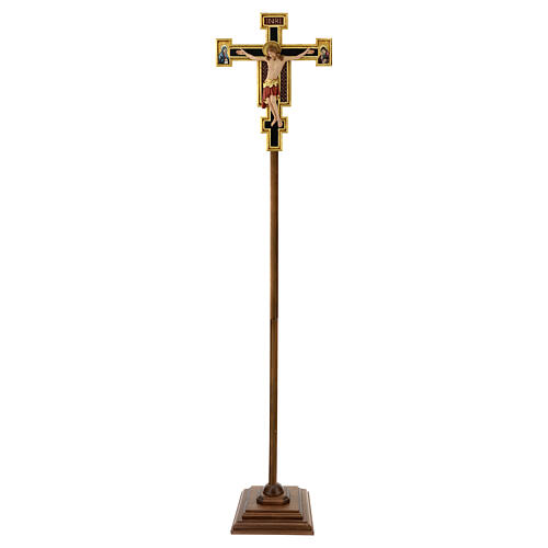 Cruz de procesión Cimabue coloreada 221 cm 3