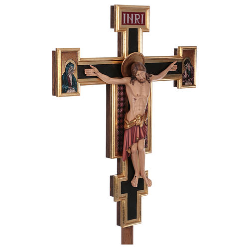 Processional coloured cross Cimabue 221 cm 4