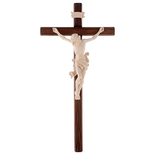 Croce astile Leonardo processionale legno naturale 5