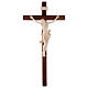 Croce astile Leonardo processionale legno naturale s5