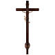 Croce astile Leonardo processionale legno naturale s9