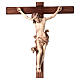 Vortragekreuz, Modell Leonardo, Corpus Christi 3 x gebeizt s2