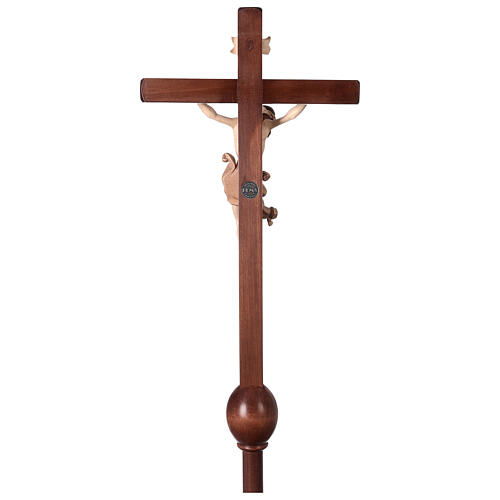 Croce astile processionale Leonardo brunito 3 colori 10