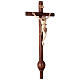 Croce astile processionale Leonardo brunito 3 colori s5