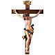 Vortragekreuz, Modell Leonardo, Corpus Christi farbig gefasst s4