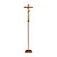 Croce astile processionale Leonardo oro zecchino antico s1