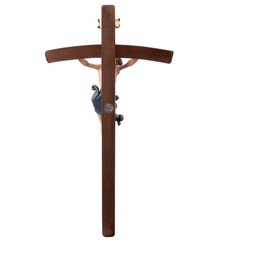 Processional cross with base, painted Leonardo crucifix and curved cross 7