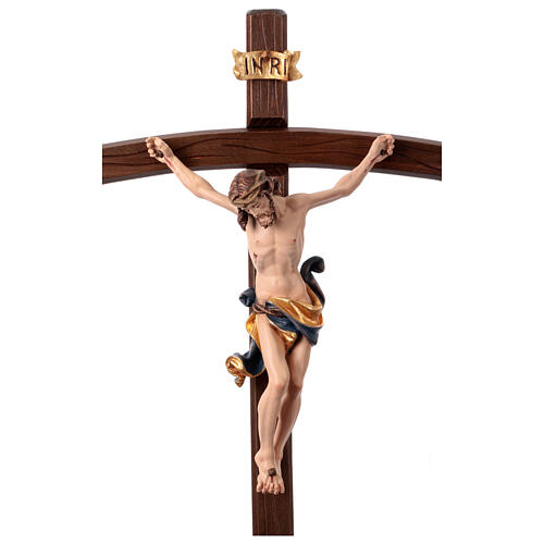 Croix procession avec base Léonard colorée croix courbée 5