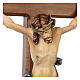 Vortragekreuz, Modell Leonardo, Corpus Christi farbig gefasst, Barockkreuz gebeizt s6