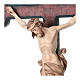Cruz processional Leonardo cruz barroca antiga brunida 3 tons s4