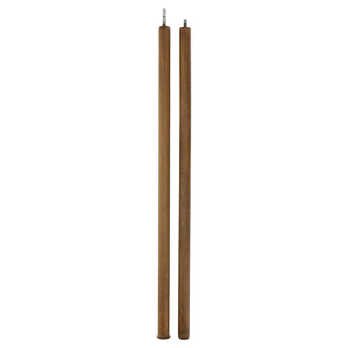 Croce astile con base Leonardo croce barocca oro  brunita 3 colori 5
