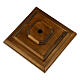 Croce astile con base Leonardo croce barocca oro  brunita 3 colori s6