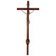 Cruz Cristo Siena de procesión con base madera natural s10