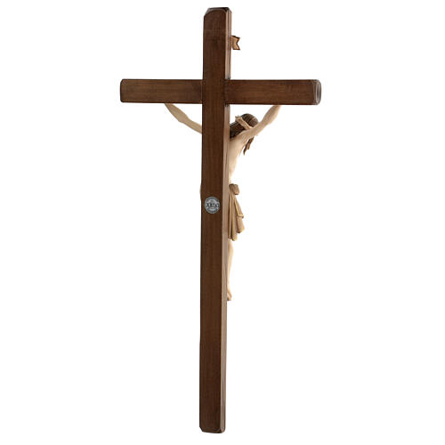 Processional cross with base in burnished wood, Siena-type Crucifix 9