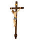 Cruz de procesión con base Cristo Siena coloreada s3