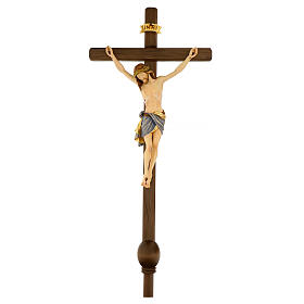 Processional cross with base, painted Siena-type Crucifix