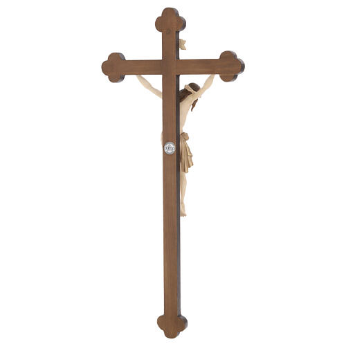 Vortragekreuz, Modell Siena, Corpus Christi 3 x gebeizt, Barockkreuz mit Antik-Finish 8