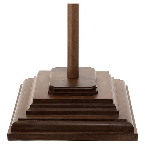 Croce astile con base  Cristo Siena  croce barocca antica brunita 3 colori 5