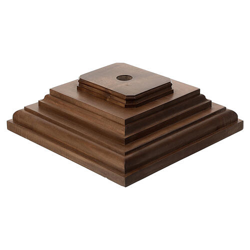 Croce astile con base  Cristo Siena  croce barocca antica brunita 3 colori 6