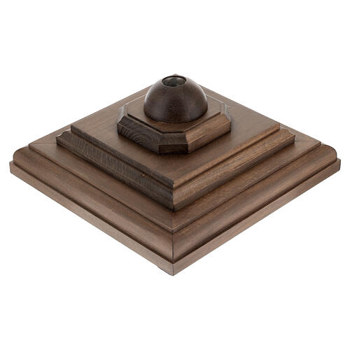 Vortragekreuz, Modell Siena, Corpus Christi farbig gefasst, Barockkreuz mit Antik-Finish 9