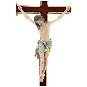 Cruz de procesión con base Cristo Siena cruz oro barroca oro de tíbar antiguo