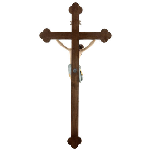 Croix procession avec base Christ Sienne croix dorée baroque or massif vieilli 11