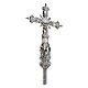 Processional cross Molina plateresque style in silver brass s1