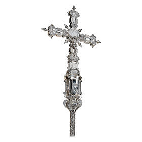 Croix de procession Molina plateresque argent 925 massif