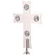 Krzyż procesyjny Molina Życie Chrystusa emaliowany mosiądz posrebrzany s7