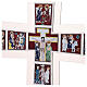 Cruz processional Molina vida de Cristo esmaltada latão prateado s2