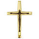 Processional cross Molina modern style in brass s1