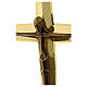 Processional cross Molina modern style in brass s2