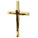 Processional cross Molina modern style in brass s3