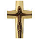 Processional cross Molina modern style in brass s4