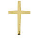 Processional cross Molina modern style in brass s6