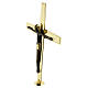 Modern style processional cross in brass Molina s5