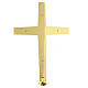 Modern style processional cross in brass Molina s6