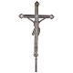 Procession cross in nickeled brass 205 cm s4