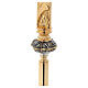 Processional cross in gold plated brass s4