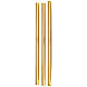 Croce processionale in ottone dorato s7