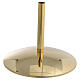 Croce processionale in ottone dorato s8