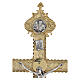 Croix de procession laiton doré fusion avec 4 évangelistes s7